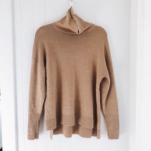 J. Crew Camel Turtleneck